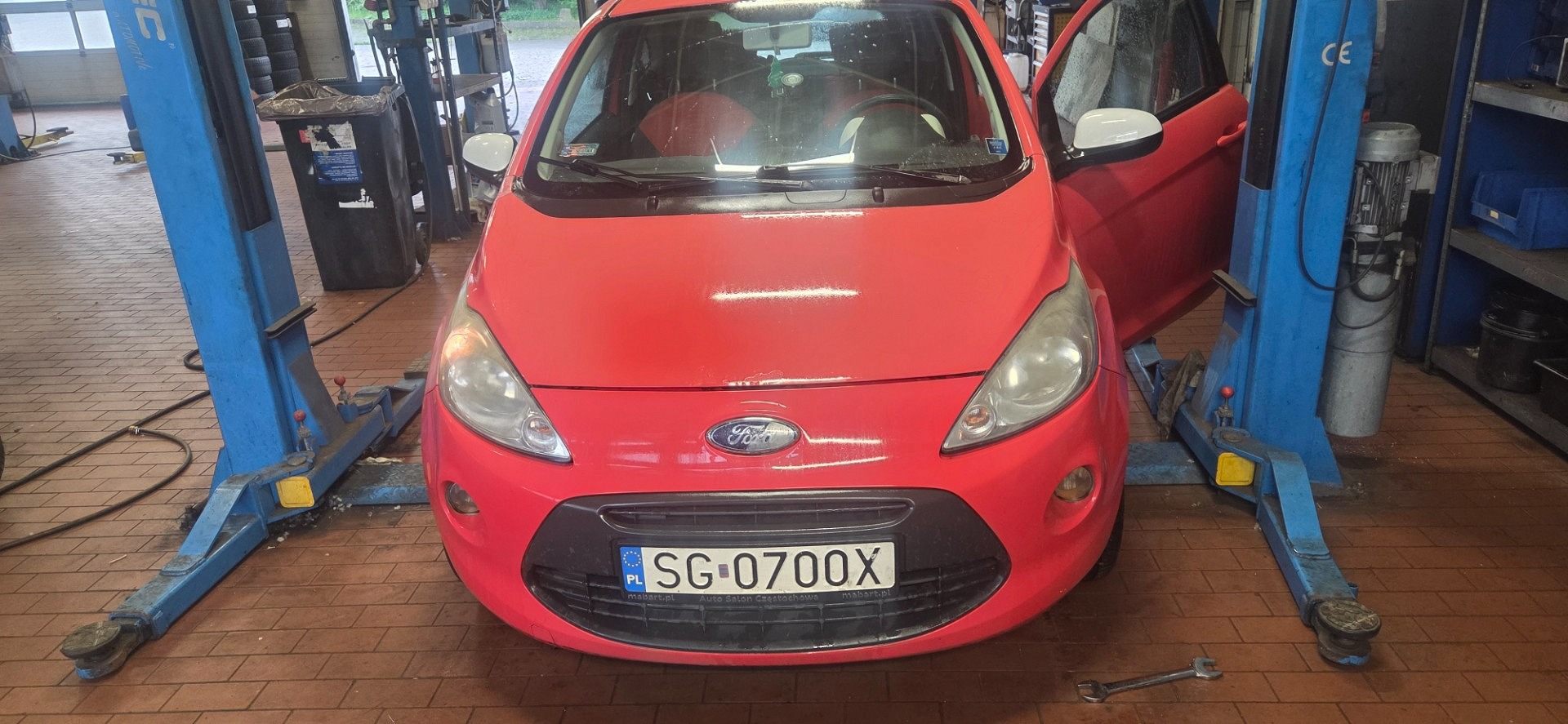 Światła z przodu - FORD KA