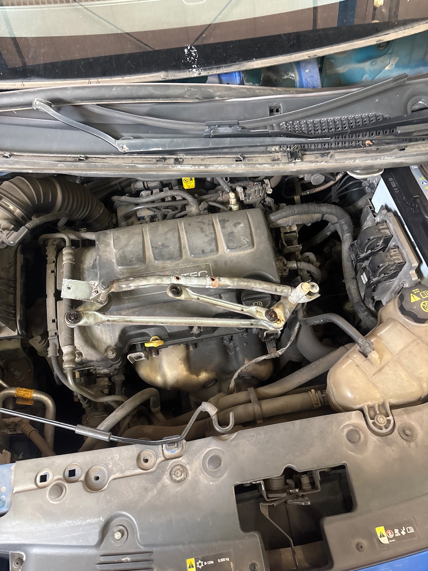 Informacja o wymianie oleju - CHEVROLET AVEO sedan